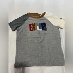 Fat Face Color Block Raglan tee NWT